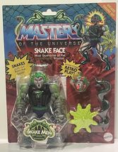 MASTERS OF THE UNIVERSE - SNAKE FACE - DELUXE FIGURE SET - $25.00
