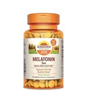 Lot Of 2 Sundown Naturals Melatonin 5 mg 90 Tablets Non GMO Vegetarian Exp 10/23 - £21.32 GBP