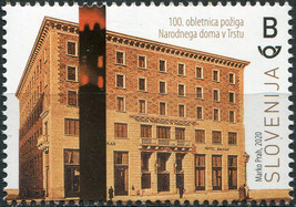 Slovenia. 2020. Burning of the Narodni Dom in Trieste (MNH **) Stamp - £0.98 GBP