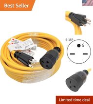 67904 6-15P to 6-15R T Blade Female Also for 6-20R Adapter 250V, 20A, 50... - $129.69