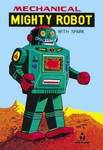 Mechanical Green Mighty Robot with Spark - Art Print - £17.29 GBP+