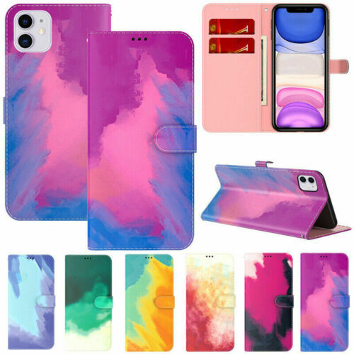 For Samsung S8 S20FE S21+ Note 20 Magnetic Flip Leather Wallet Case Cover