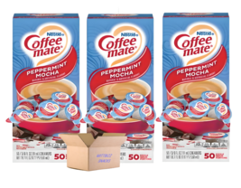 Nestle Coffee mate Creamer, Peppermint Mocha, Liquid, 150 Singles Total - £23.67 GBP