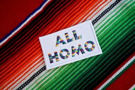 All Homo, Gay Pride, Embroidered Patch - $12.95