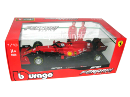 Ferrari SF21 F1 Charles LeClerc #16 Bburago 1:18 18-16809 NEW IN BOX - £62.68 GBP