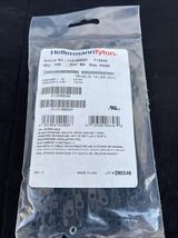 100 Pack Cable Tie/Screw 4.3” 18lbs 113-00022 T18MR Black 2.5mm x 110mm JD - $14.85