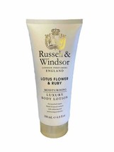 Russell &amp; Windsor Lotus Flower &amp; Ruby Luxury Body Lotion Nos New 6.8 Oz - £14.78 GBP