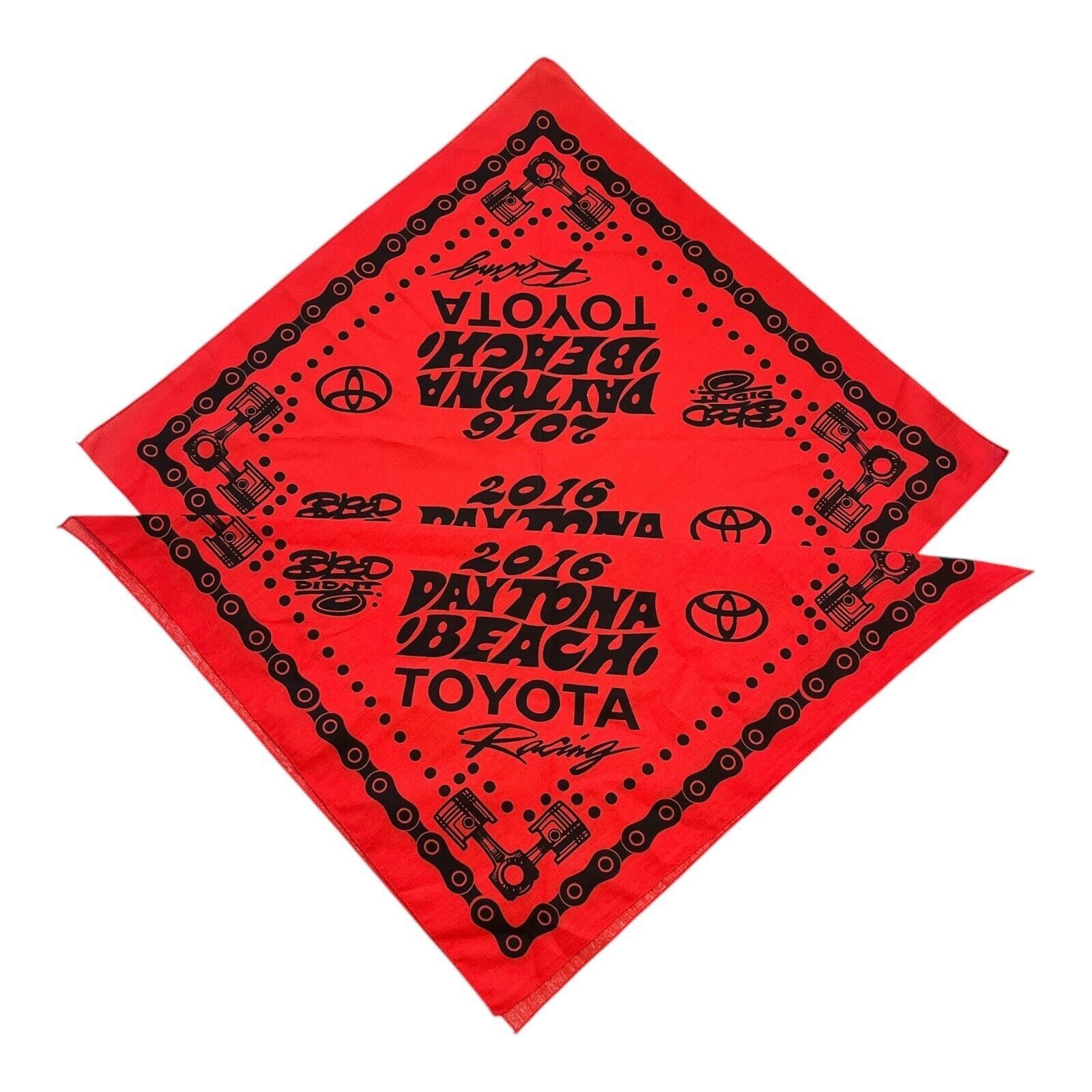 Daytona Beach Toyota NASCAR Special Edition Racing Bandanas – Set of 2 - $16.83