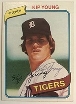 Kip Young Signed Autographed 1980 Topps Baseball Card - Detroit Tigers - £4.74 GBP