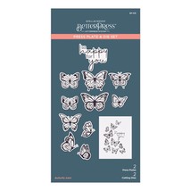 Spellbinders BetterPress Letterpress Press Plates &amp; Dies Set-Butterfly Swirl 2/P - £21.83 GBP