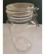 PER ALIMENTI ONLY GLASS MADE IN ITALY  SQUARE WITH LOCKING LID 1 1/2 - €13,02 EUR