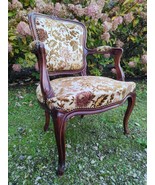 French Vintage Chair Cabriolet Louis XV Styl 1950&#39; - £613.57 GBP