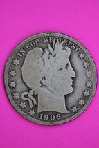 1906 O Barber Liberty Half Dollar Silver Coin You Get The Coin In Pics T... - $24.99