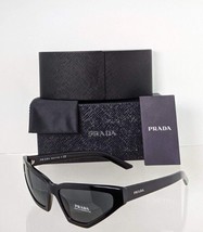 Brand New Authentic Prada Sunglasses SPR 12V Sunglasses 1AB - 5S0 Dark Black  - £125.86 GBP