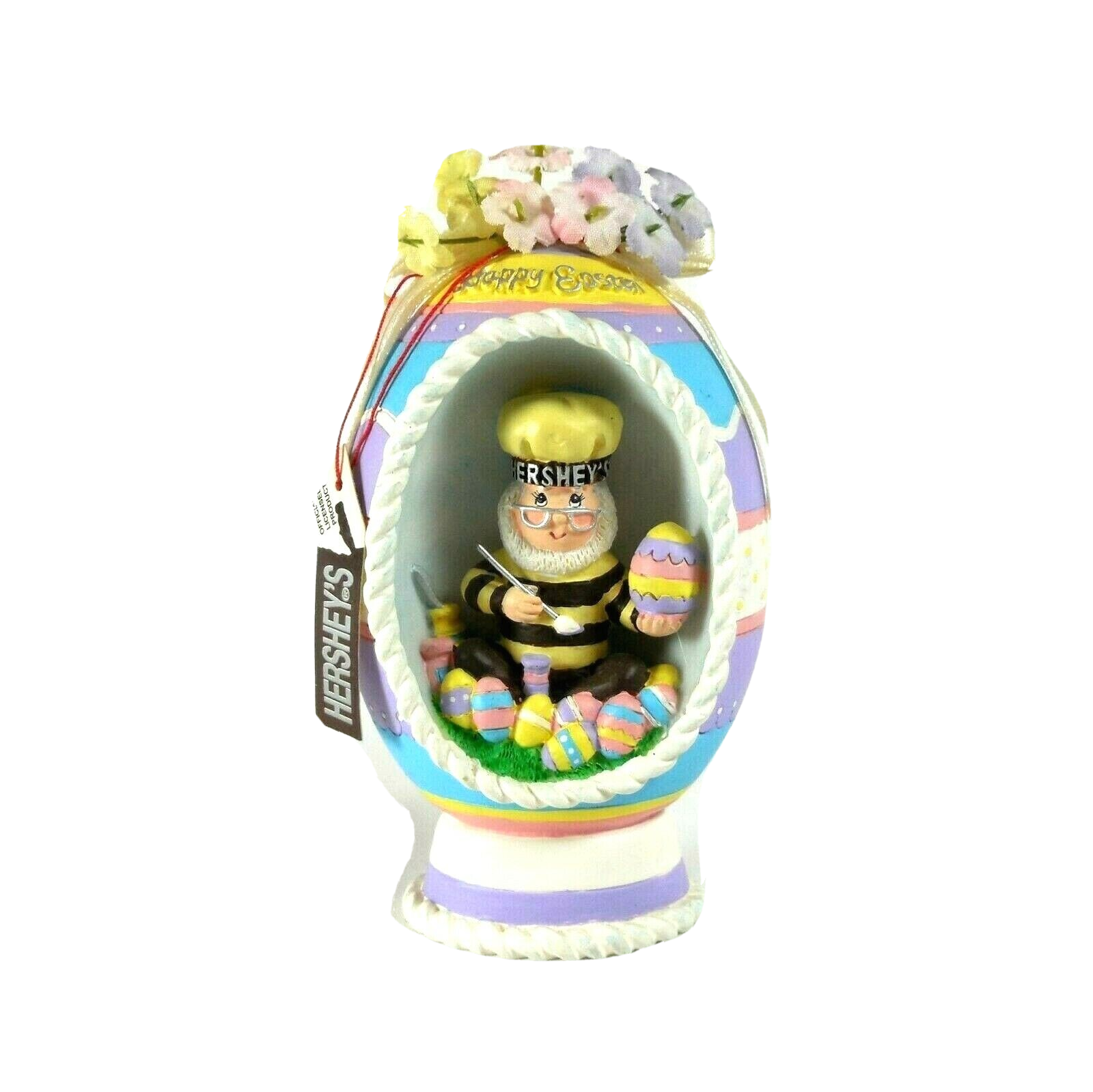 Kurt S. Adler Happy Easter Coloring Eggs Figurine 2002 Hershey's Collectible - $14.00