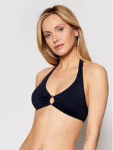 Michael Michael Kors Womens No Cup Tie Logo Ring Halter Bikini Top - $29.70