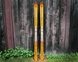 Vintage KNEISSL Short Alpine Snow Skis 170cm/67&quot; Made in Austria Retro MCM - $259.00