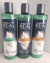 3 PACK Dove Men+Care Real Bio-Mimetic Care Revitalize Shampoo &amp; Conditio... - £15.56 GBP