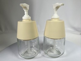 Vintage Gemco USA Glass Syrup Soap Ketchup Mustard Dispensers - £8.85 GBP