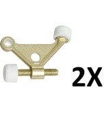 2X Stanley 57-1030 (DP57-1030) Hinge Pin Doorstops In Bright Brass - £4.72 GBP