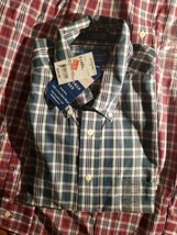 Towncraft Flannel Long Sleeve Button Down Shirt Lot Of 2 Mens XL NEW - $34.64