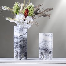 Marble Hydroponic Green Plant Soft Home Decoration Decorative Vase - £212.69 GBP+