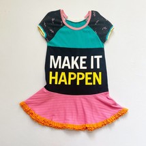 CourtneyCourtney Short Sleeve Pink Girls Dress 5/6 Twirl Skirt Upcycled ... - $553.60 MXN