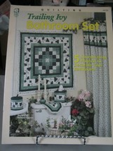 House of White Birches 141155 Quilting Trailing Ivy Bathroom Set Pattern Booklet - $9.78