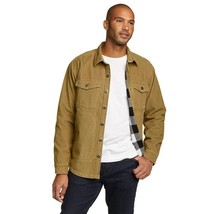 Eddie Bauer Men&#39;s Faultline Corduroy Shirt Jacket, Dark Tan, X-Large - $1,429.09 MXN