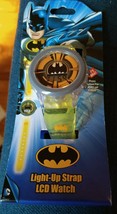 NEW Batman Children&#39;s Light Up Strap LCD Watch DC Comics - £5.53 GBP