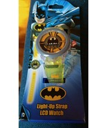 NEW Batman Children&#39;s Light Up Strap LCD Watch DC Comics - £5.53 GBP