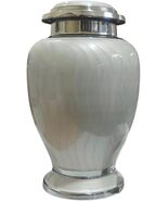 At Peace Memorials Hotep Ivory Adult Urn for Ashes - $129.99