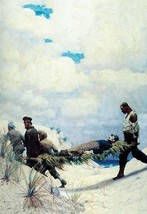 The Rescue of Captain Harding by N.C. Wyeth - Art Print - £17.55 GBP+