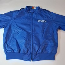 Vintage Pla-Jac by Dunbrooke ROCKWELL STSOC Men's Blue Windbreaker Jacket image 7