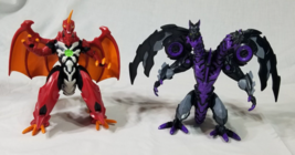 Set of 2 Bakugan Battle Planet Deluxe Dragoniod Maximus and Nillious Figures - £17.85 GBP
