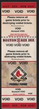 Boston Red Sox 2001 Fenway Park Voided Full Ticket - £0.97 GBP