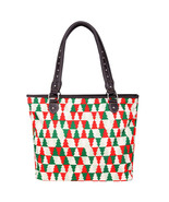 Montana West Christmas Tree Tote Weekend Bag Canvas NEW - $45.26 CAD