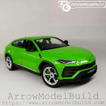 ArrowModelBuild Lamborghini Urus (Ithaca Green) Built &amp; Painted 1/24 Mod... - £94.42 GBP