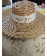 Olympic 100 Games Womens Straw Hat Atlanta 1996 Woven Floppy Vintage - $354.25 MXN