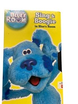 Nick Jr Blue’s Clues Room Sing &amp; Boogie VHS Video Tape Nickelodeon NEW SEALED - £15.49 GBP