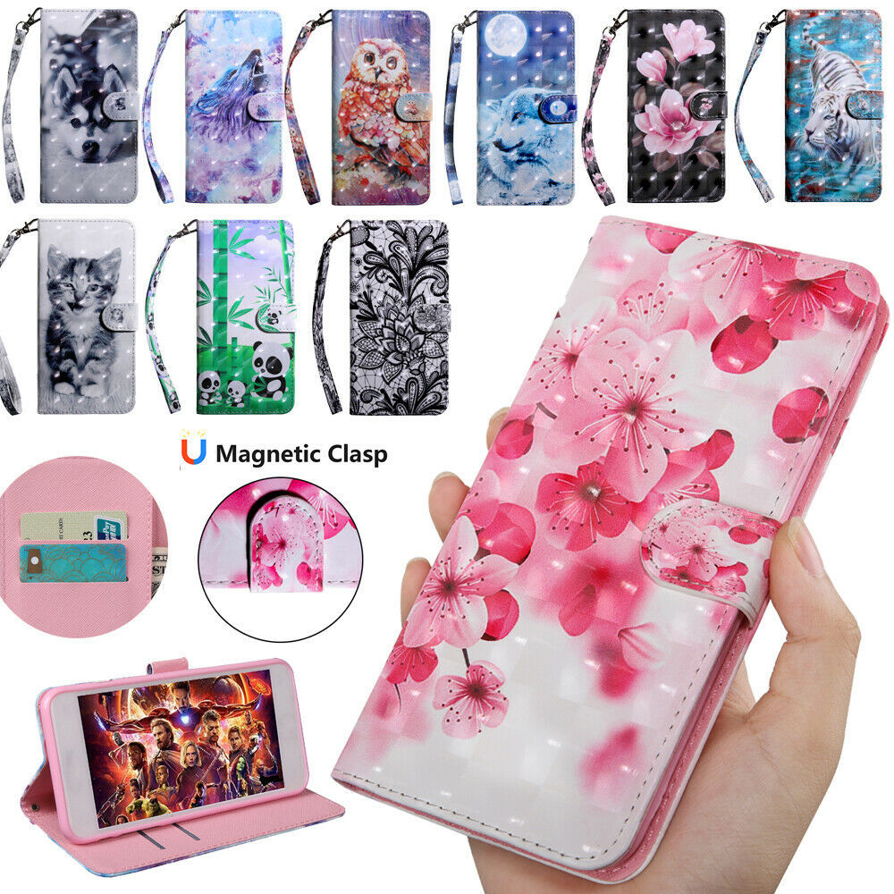 Leather wallet FLIP MAGNETIC BACK cover Case For iPhone 12 11 Pro Max Xr X 7