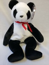 Rare 1997 Ty B EAN Ie Baby &quot;Fortune&quot; Panda W/ 1998 Tush Tag Error!! - £712.08 GBP