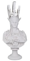 Grande tête buste Athéna Minerve statue de déesse romaine grecque sculpt... - $319.54