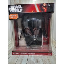 Star Wars DARTH VADER Helmet 3D Deco Light Up Wall Nightlight 11&quot; Tall - $23.47