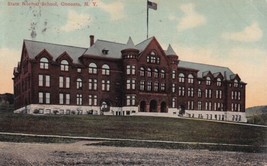 State Normal School Oneonta New York NY 1912 Naples Postcard D38 - £2.37 GBP