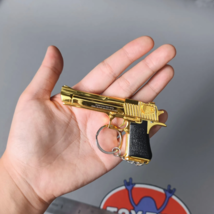 Keychain,Desert Eagle Pistol Shape Keychain 1:3 Scale Tactical Tiny Keychain - £10.38 GBP