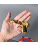 Keychain,Desert Eagle Pistol Shape Keychain 1:3 Scale Tactical Tiny Keyc... - £10.26 GBP