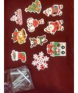 Christmas Hanging  Tags/Ornaments Set Of 10 Different Designs - $288.85 MXN