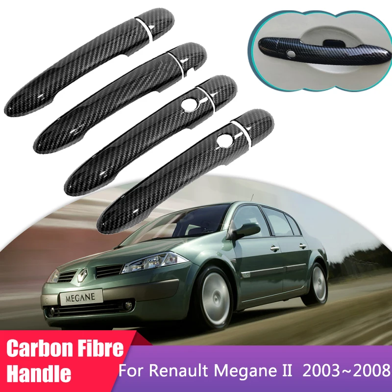 for Renault Megane 2 II MK2 2003 2004 2005 2006 2007 2008 Carbon Fiber Door - £19.16 GBP+