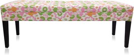 Sole Designs Daiy Flora Bench, Pink/Green/White - $271.99